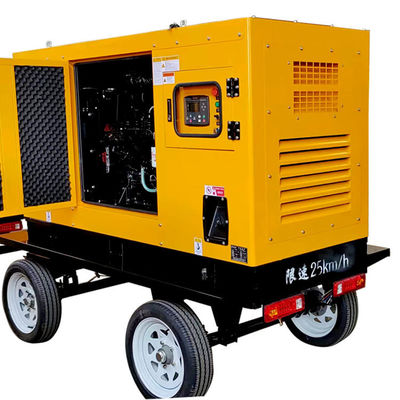 37Generador diesel de caja silenciosa para remolque móvil de.5 KVA para suministro de energía de emergencia portátil