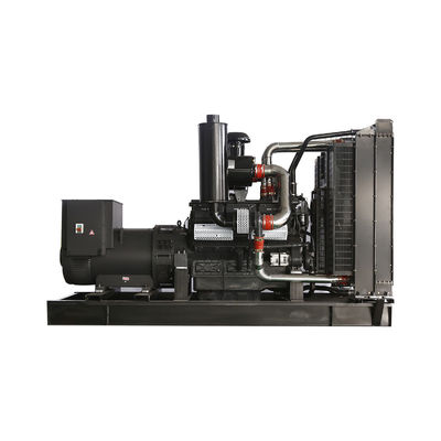 500KW Fuente de alimentación de respaldo de bienes raíces con pantalla de control de arranque automático y sistema de enfriamiento por agua ISO9001