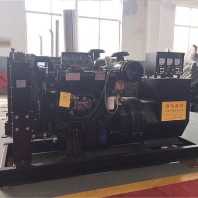 Conjunto de generadores diésel certificados ISO9001 de 100KW con motor Weifang y interruptor automático