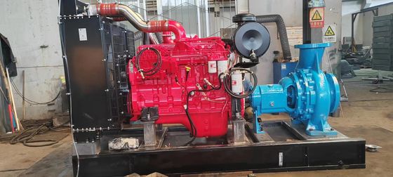 Unidad de bomba de agua de Kangmingsi 200KW Conjunto de generador diesel con ISO9001 Recinto atenuado por sonido y filtro de aire
