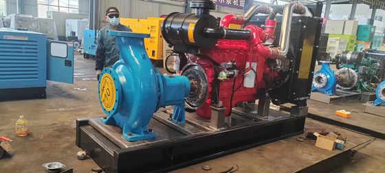 Unidad de bomba de agua de Kangmingsi 200KW Conjunto de generador diesel con ISO9001 Recinto atenuado por sonido y filtro de aire