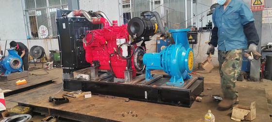 Unidad de bomba de agua de Kangmingsi 200KW Conjunto de generador diesel con ISO9001 Recinto atenuado por sonido y filtro de aire