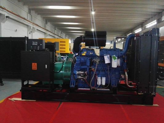 Fuente de alimentación de respaldo 500KW Guangxi Yuchai generador diesel conjunto para el motor de cobre puro
