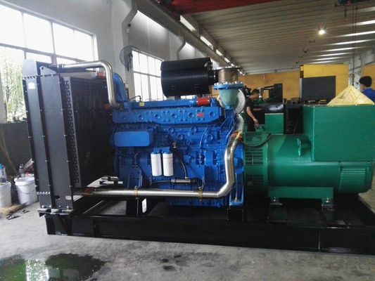 Fuente de alimentación de respaldo 500KW Guangxi Yuchai generador diesel conjunto para el motor de cobre puro