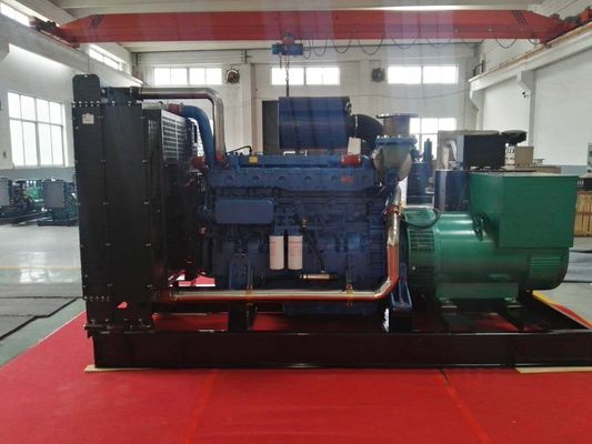 Fuente de alimentación de respaldo 500KW Guangxi Yuchai generador diesel conjunto para el motor de cobre puro