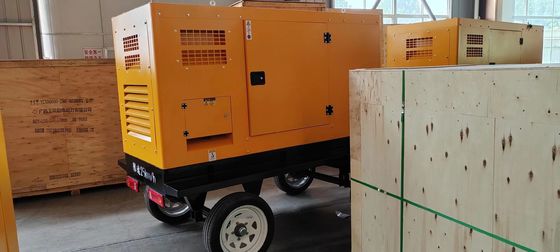 37Generador diesel de caja silenciosa para remolque móvil de.5 KVA para suministro de energía de emergencia portátil