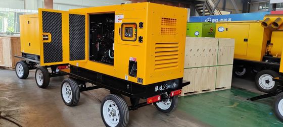 37Generador diesel de caja silenciosa para remolque móvil de.5 KVA para suministro de energía de emergencia portátil