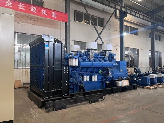 1875KVA Guangxi Yuchai Generador Diesel Conjunto de 1500KW Poder fuerte Sistema de arranque automático