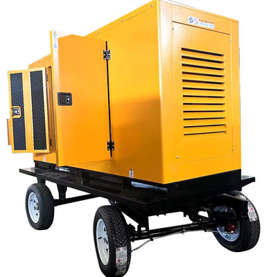 1500RPM Dongfeng Kangmingsi 100KVA Generador móvil silencioso Conjunto con alternador de maratón