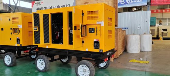 1500RPM Dongfeng Kangmingsi 100KVA Generador móvil silencioso Conjunto con alternador de maratón