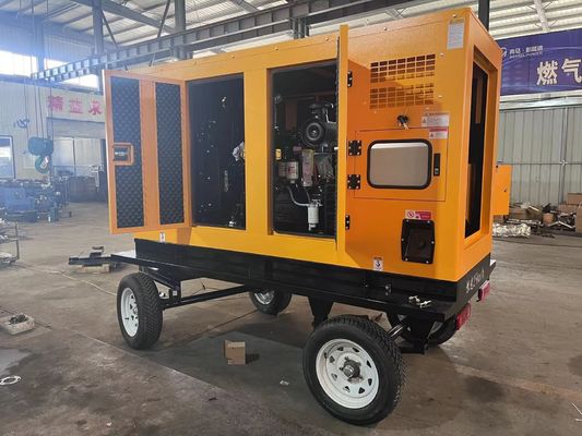 125KVA Generador diesel para remolque móvil con módulo de mar profundo y arranque automático