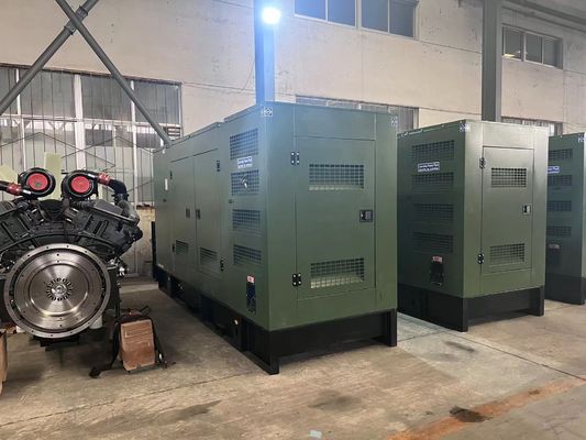 Guangxi Yuchai 375KVA Generador diesel de altavoz silencioso con sistema de enfriamiento por agua