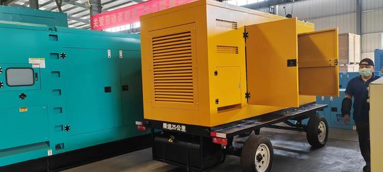 500KVA WEICHAI Automóvil silencioso generador de altavoces conjunto de 400KW de respaldo de emergencia fuente de alimentación sistema de arranque automático
