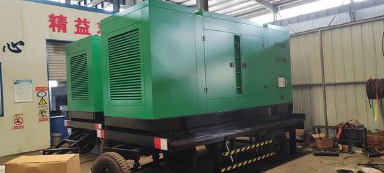 Silencioso remolque móvil Weichai de 400 kW con certificación ISO9001 y sistema de enfriamiento por agua