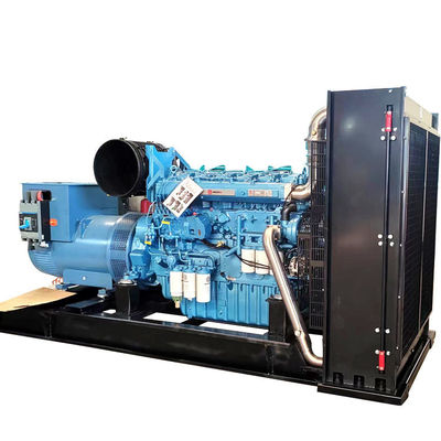 Conjunto de generadores diesel de 550 kW con certificación ISO9001 y sistema portátil de enfriamiento por agua