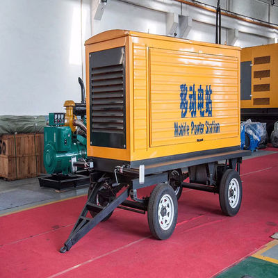Conjunto de generador diésel portátil de 100 kW Weichai con filtro de aire y gabinete insonorizado