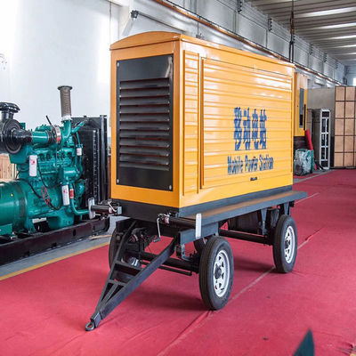 Conjunto de generador diésel portátil de 100 kW Weichai con filtro de aire y gabinete insonorizado