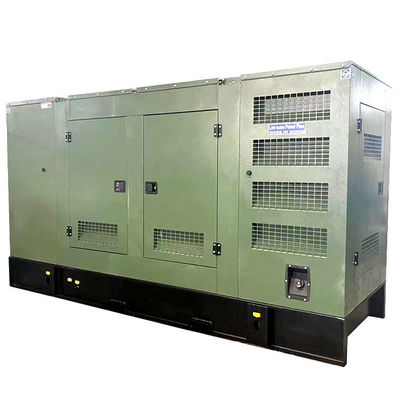 Conjunto de generador diesel de caja silenciosa de 375KVA 400V para suministro de energía de respaldo de emergencia en Guangxi