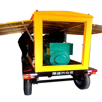 200KW Weichai Diesel Generator Set Trailer con motor de cobre puro y sistema de enfriamiento por agua
