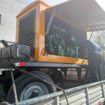 200KW Weichai Diesel Generator Set Trailer con motor de cobre puro y sistema de enfriamiento por agua