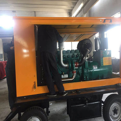200KW Weichai Diesel Generator Set Trailer con motor de cobre puro y sistema de enfriamiento por agua