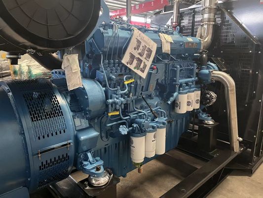 500KW Weichai Generador Diesel Conjunto de arranque automático Tipo de bastidor abierto Solución de suministro de energía de respaldo