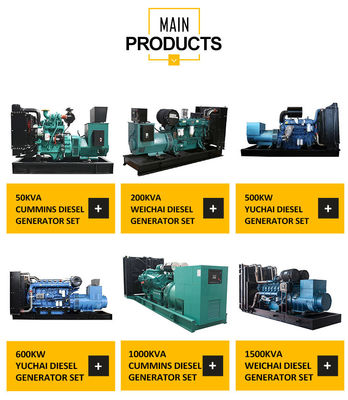 Conjunto de generador diesel de 230 V de la serie Weichai de 30 kW para suministro de energía de emergencia en espera