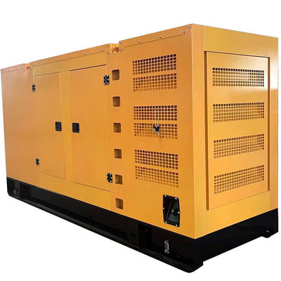 Sistema de refrigeración por agua 300KW Yuchai generador diesel para la caja silenciosa de energía de respaldo