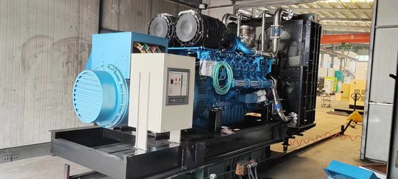 400V 1250KVA Weichai Generador Diesel Conjunto 1000KW Equipo de suministro de energía grande con motor de inyección de dirección