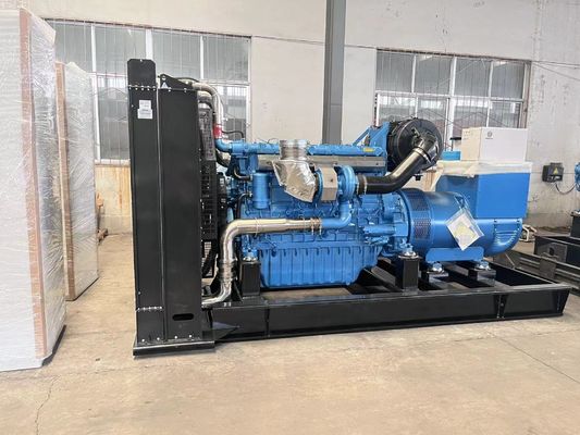 Altavoz silencioso 50HZ para Weichai 500KW generador diesel conjunto con sistema de enfriamiento por agua